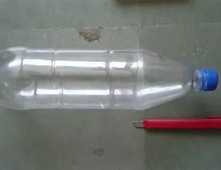 Şişeden vantilatör yaptı