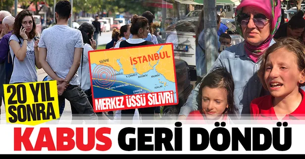 20 yıl sonra kabus geri döndü | İstanbul'da 5.8 büyüklüğünde deprem