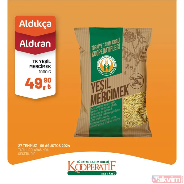Tarım Kredi Market'te 60 üründe dev indirim! Katalogda yok yok! Taze Kaşar 249 TL, Siyah Zeytin 115 TL, Tuvalet Kağıdı 40'lı 209 TL... - 9