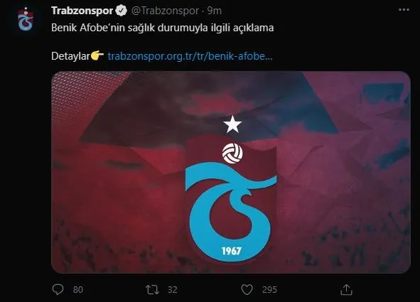 SON DAKİKA: Trabzonspor'da Afobe şoku: Sivasspor maçında forma giyemeyecek-1
