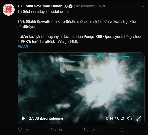 4 terörist daha etkisiz hale getirildi! MSB açıkladı: Terörist neredeyse hedef orası!-1