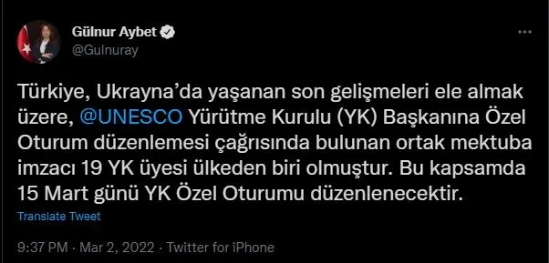 Türkiye'den Rusya - Ukrayna savaşı için önemli adım: 15 Mart'ta YK Özel Oturumu düzenlenecek-1