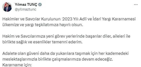 adalet-bakani-yilmaz-tunctan-hsk-kararnamesine-iliskin-aciklama-yeni-atamalarin-hayirli-olmasini-diliyorum-1689624300250.jpeg