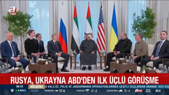 Rusya Ukrayna ve ABD'den ilk üçlü görüşme