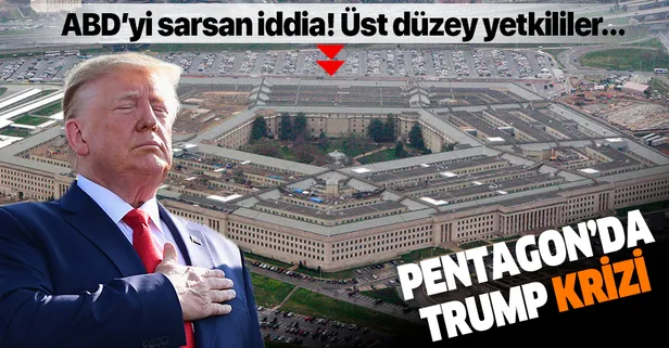 Pentagon, ABD Başkanı Trump'tan rahatsız