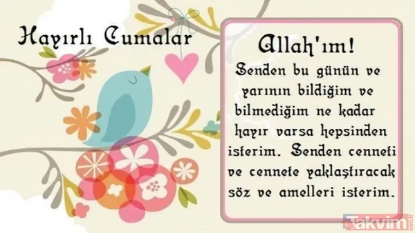 Cuma mesajları 2018: Resimli ve kısa cuma mesajları ile sevdiklerinizin cumasını kutlayın! Hayırlı Cumalar - 11
