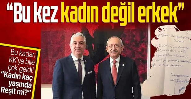 Bu kez kadın değil erkekmiş