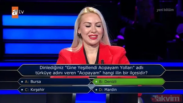 Milyoner'de geceye damga vuran 300 bin TL'lik Trabzonspor sorusu - 17