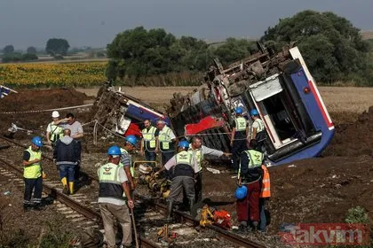 Tekirdağ’daki tren kazasında hayatını kaybeden 24 kişinin isimleri belli oldu