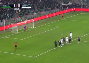 GOL: Kocaelispor 1-1 Beşiktaş | Orkun Kökçü P