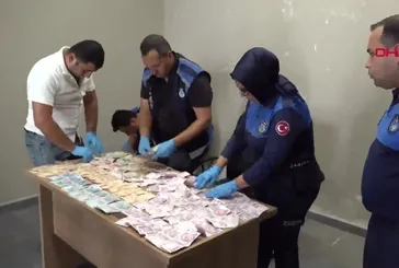 Dilencinin üzerinden 19 bin 765 lira çıktı!