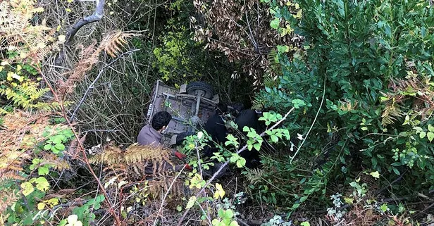 20 metrelik uçurumda 15 saat! Kocası yaşamını yitirdi, dehşet anlarını anlattı