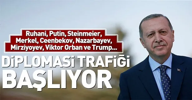 Başkan Erdoğan'ın diplomasi trafiği başlıyor