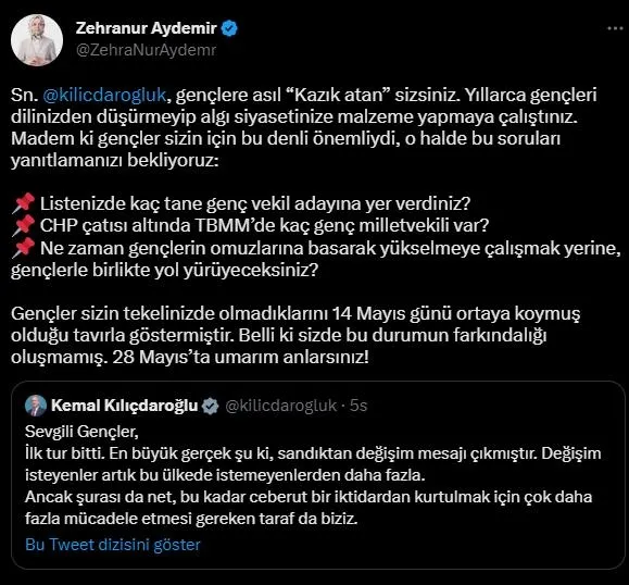 CHP'li Kemal Kılıçdaroğlu'nun ikiyüzlü gençlik mesajı! 30 yaşın altında vekili yok-6