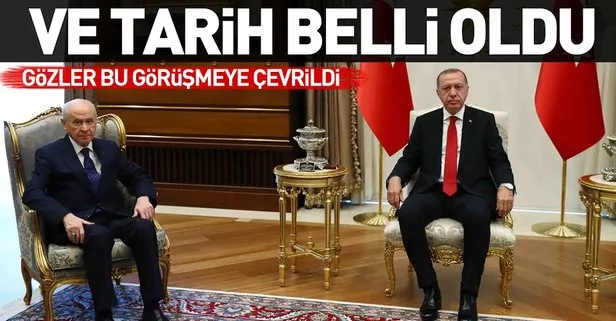 Son dakika: Başkan Erdoğan-Bahçeli görüşmesinde tarih belli oldu