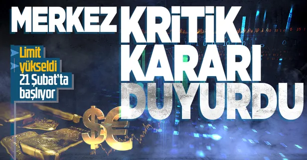 Merkez Bankası 2 bin lira olan FAST işlem tutarı limitinin 21 Şubat itibarıyla 5 bin liraya yükseltileceğini duyurdu