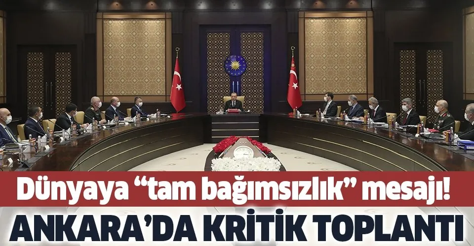 Ankara'da kritik toplantı