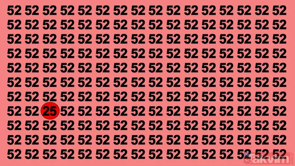 82 sayısının içindeki tek farklı sayıyı bulabilir misin? Ben bu bulmacayı çözerim diyenler buyursun gelsin - 16