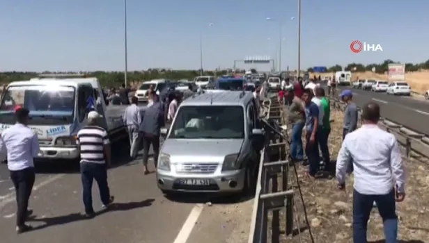Şanlıurfa'da zincirleme kaza! 15 yaralı