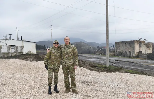 SON DAKİKA: Azerbaycan Cumhurbaşkanı İlham Aliyev işgalden kurtarılan Gubadlı'yı ziyaret etti - 22