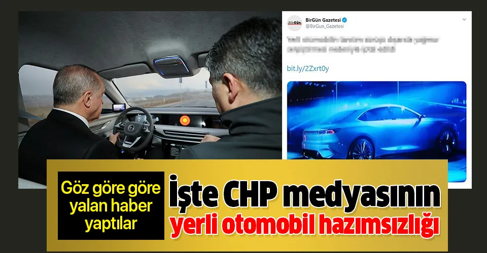 BirGün'den yerli otomobille ilgili skandal haber! Göz göre göre yalan haber yaptılar