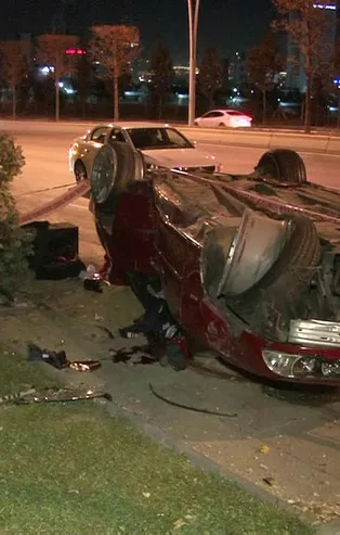 Ankara’da trafik kazası: 1 ölü, 3 yaralı
