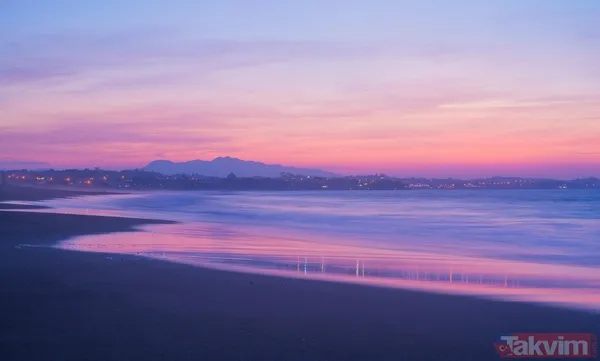 Lavanta renkli plajlar: Dünyada nadir görülüyor! Meğer mor kumun sırrı... - 1