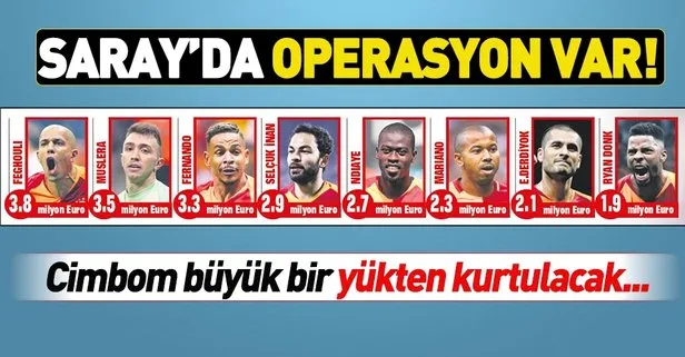 Galatasaray’da sezon sonu maaş bütçesi operasyonu için düğmeye basılacak