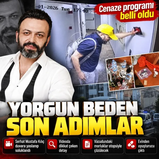 Serhat Mustafa Kılıç evinde ölü bulundu: Son görüntüleri ortaya çıktı, ölüm nedeni otopsiyle belirlenecek