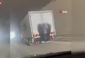 Bursa'da tehlikeli yolculuk kamerada