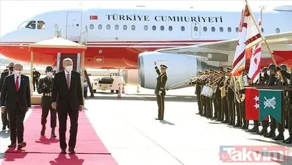 KKTC’de tarihi anlar! Başkan Recep Tayyip Erdoğan’a Oğuzhan Asiltürk ve Devlet Bahçeli de eşlik etti