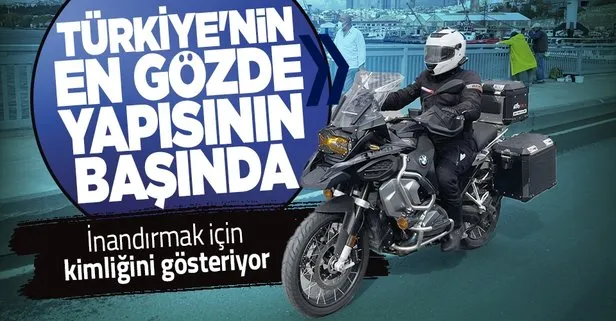 Taksim Camisi İmamı Abdullah Özkan’ın şaşırtan özelliği! Motosikletin üzerinde görenler mesleğini duyunca şaşırıyor