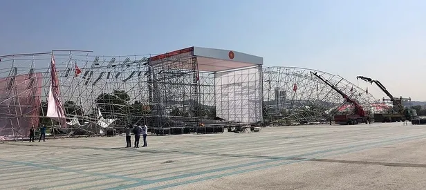 AKM'deki törenler kaza nedeniyle iptal edildi