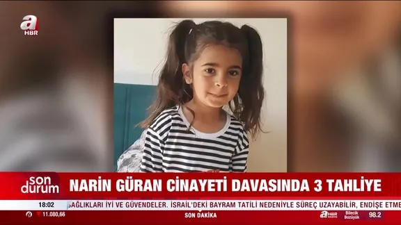 Narin Güran cinayetinde 3 tahliye!