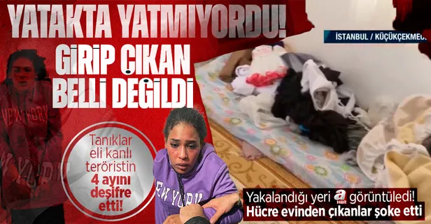 İstiklal Caddesi'ni kana bulayan Ahlam Albashir'in 4 ay boyunca çalıştığı tekstil atölyesi görüntülendi! İşte teröristin evinden çıkanlar