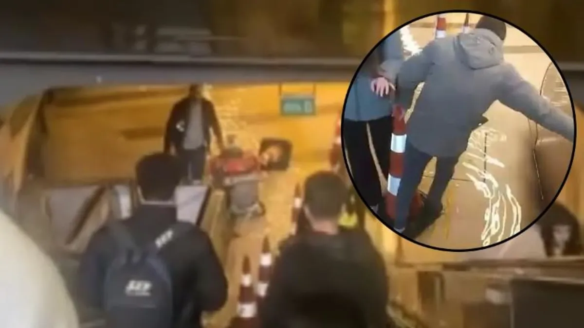 İstanbullunun çilesi bitmiyor: Metrobüs durağı alt geçidini su bastı! Vatandaşlar zor anlar yaşadı