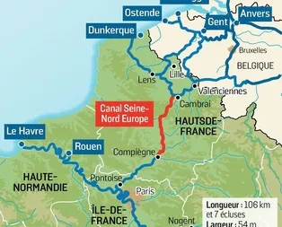 Türkiyede istemezükçüler Kanal İstanbul yapılmasın diye yırtınırken Fransa yeni kanal projesini hayata geçiriyor