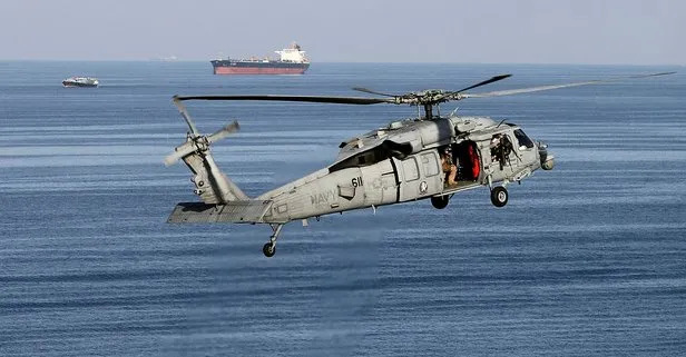 ABD donanmasına ait MH-60S helikopteri düştü