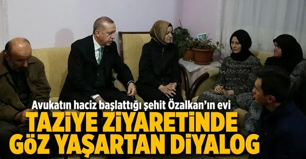 Cumhurbaşkanı Erdoğan’dan taziye ziyareti