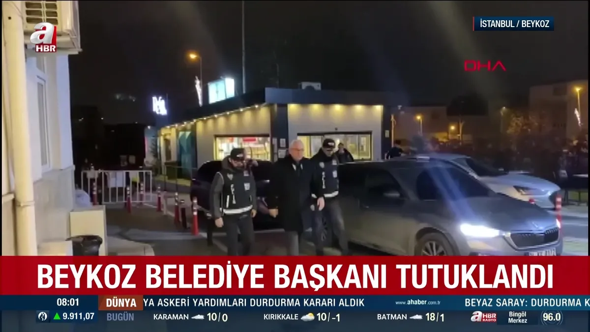 Beykoz Belediye Başkanı tutuklandı