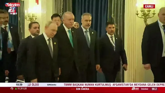 Başkan Erdoğan Çin'de Putin ile bir araya geldi! Gündem Ukrayna ile barış