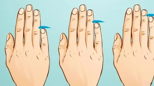 Eğer küçük parmağınız böyleyse para size kene gibi yapışacak! Serçe parmak testi
