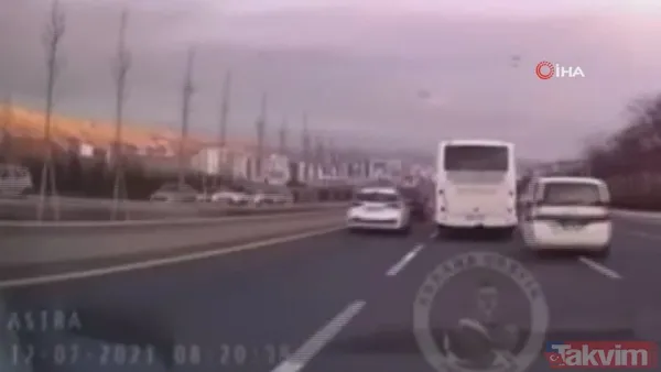 Yer: Ankara Pursaklar... Otoyolda makas cezasız kalmadı: 1627 TL ceza, ehliyete el koyma ve trafikten men... - 12