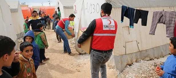 Türk Kızılayı İdlib’de yaraları sarıyor
