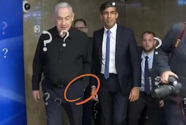 Eli kanlı Netanyahu Biden’ı sarılarak karşıladı İngiltere Başbakanı Rishi Sunak’ı ise aşağıladı!