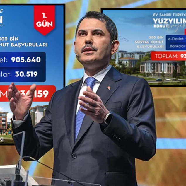 500 bin sosyal konut için ilk gün rekor başvuru