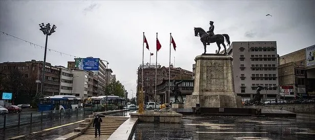 Ankara için kuvvetli rüzgar uyarısı