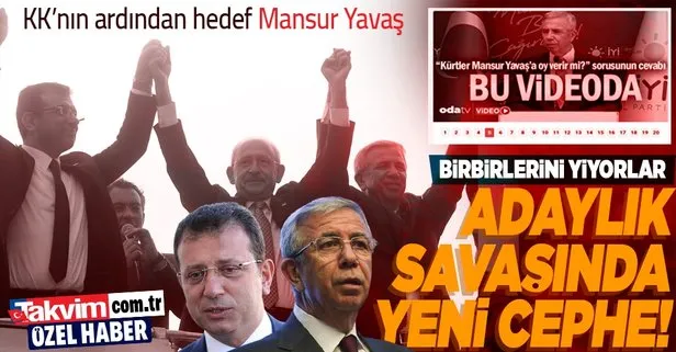 CHP’deki kavga çok büyük! İmamoğlu, Kılıçdaroğlu’nun ardından Mansur Yavaş’a da cephe açtı: Operasyonun baş aktörü ODA TV
