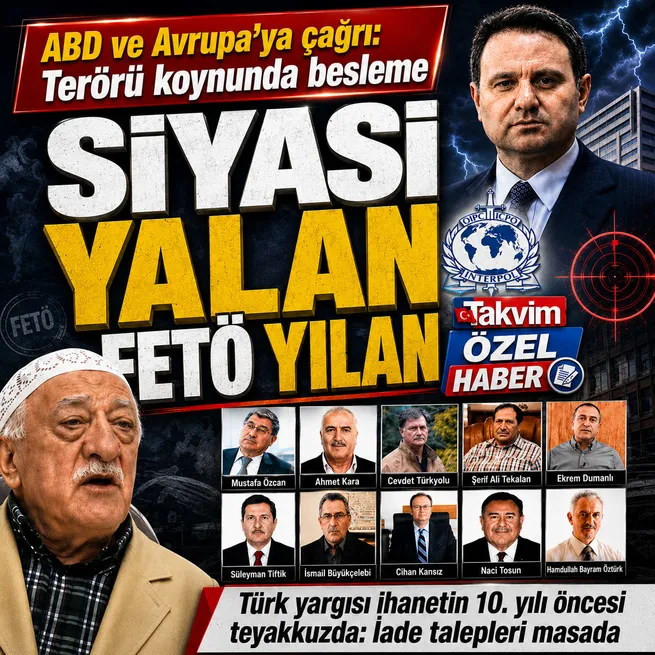 FETÖ elebaşlarına abluka! Bakan Gürlek açıkladı: Yeni delillerle iade süreci tekrar başladı