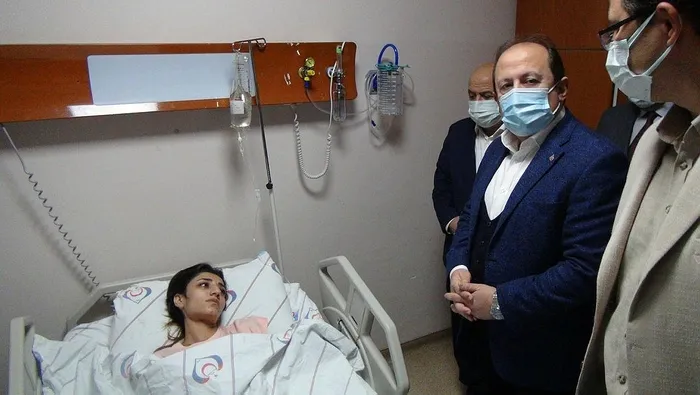 Vali Ali Hamza Pehlivan, yaralıları ziyaret etti